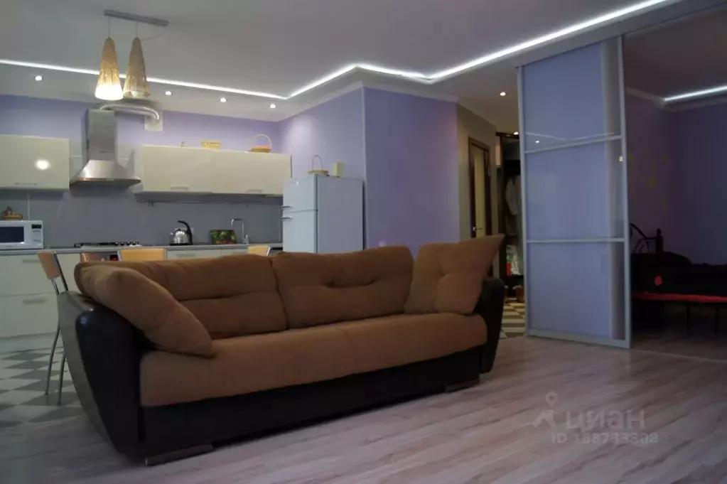 1-к кв. Тверская область, Тверь ул. Луначарского, 32 (50.0 м) - Фото 1