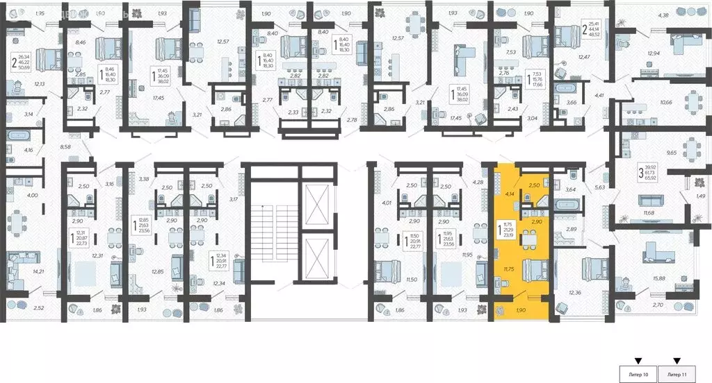 Квартира-студия: Сочи, микрорайон Бытха, Ясногорская улица, 16/2к5 ... - Фото 1