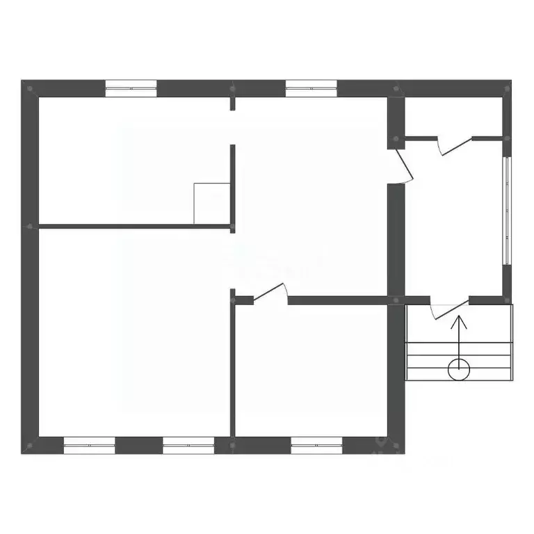 Дом в Амурская область, Белогорск Итикутский пер., 21 (42 м) - Фото 2