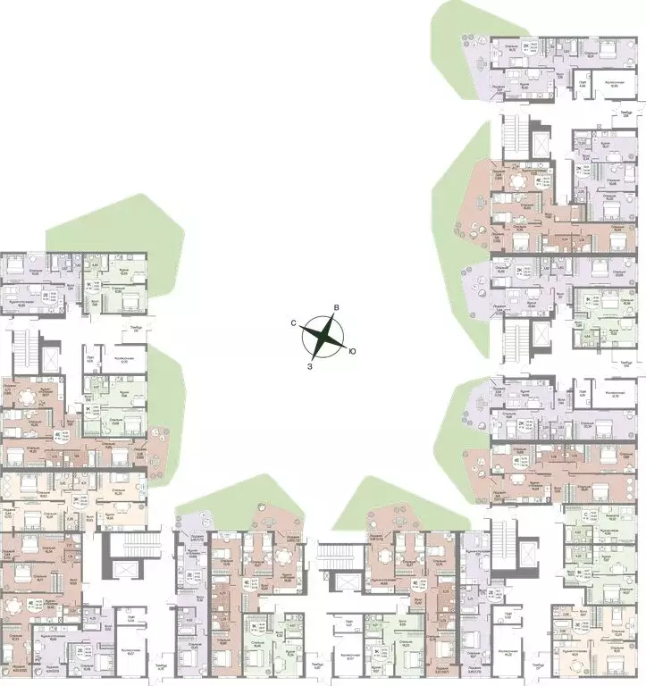 Квартира-студия: деревня Мистолово, ЖК Охтинские Высоты (28.82 м) - Фото 2