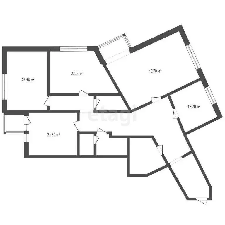 4-комнатная квартира: Кемерово, Ноградская улица, 19А (210.5 м) - Фото 0