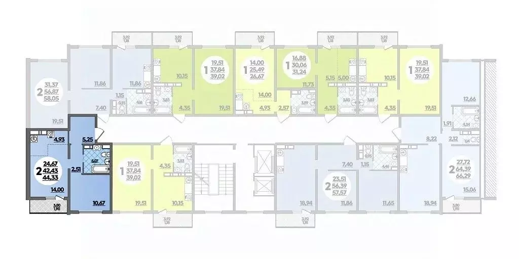 2-к кв. Краснодарский край, Краснодар ул. Генерал-лейтенанта ... - Фото 1