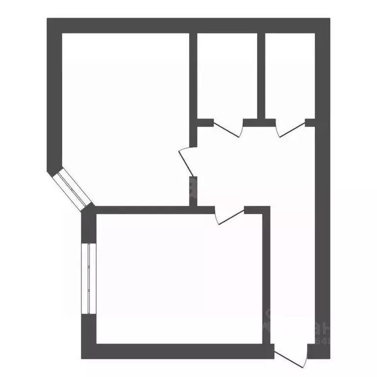 1-к кв. Амурская область, Благовещенск ул. Калинина, 142/4 (39.6 м) - Фото 1