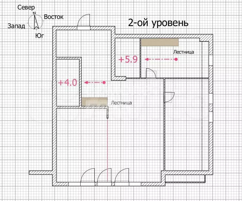 3-к. квартира, 99,3 м, 6/6 эт. - Фото 1