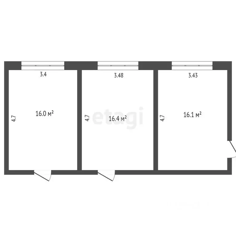 Офис в Мордовия, Саранск Пролетарская ул., 130А (49 м) - Фото 1