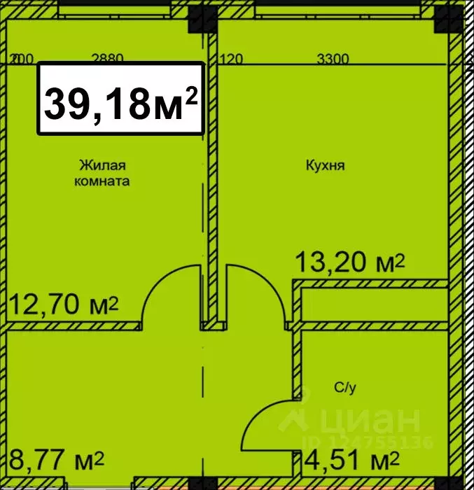 1-к кв. Ставропольский край, Ессентуки ул. Благодатная, 22к2 (39.18 м) - Фото 1