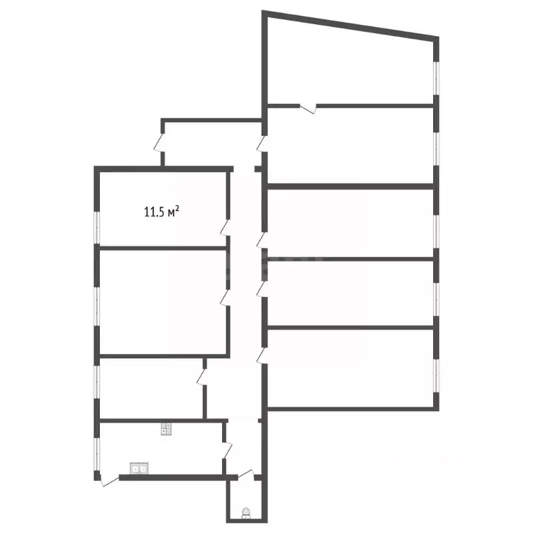 Комната Санкт-Петербург ул. Декабристов, 11 (11.5 м) - Фото 0