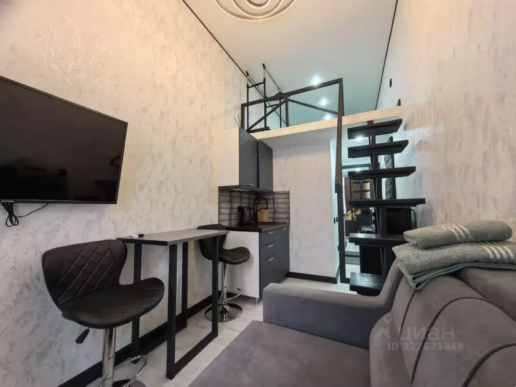 Студия Санкт-Петербург ул. Некрасова, 60 (13.0 м) - Фото 1