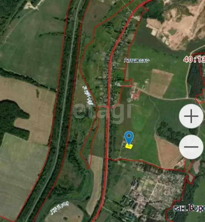 Участок в Калужская область, Малоярославецкий муниципальный округ, ... - Фото 2