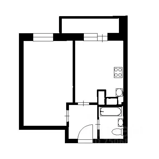 1-к кв. Ленинградская область, Мурино Всеволожский район, просп. ... - Фото 2