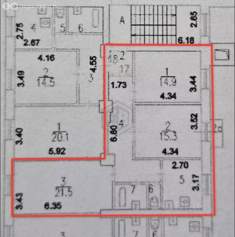 3-комнатная квартира: Москва, Столярный переулок, 14 (79 м) - Фото 2