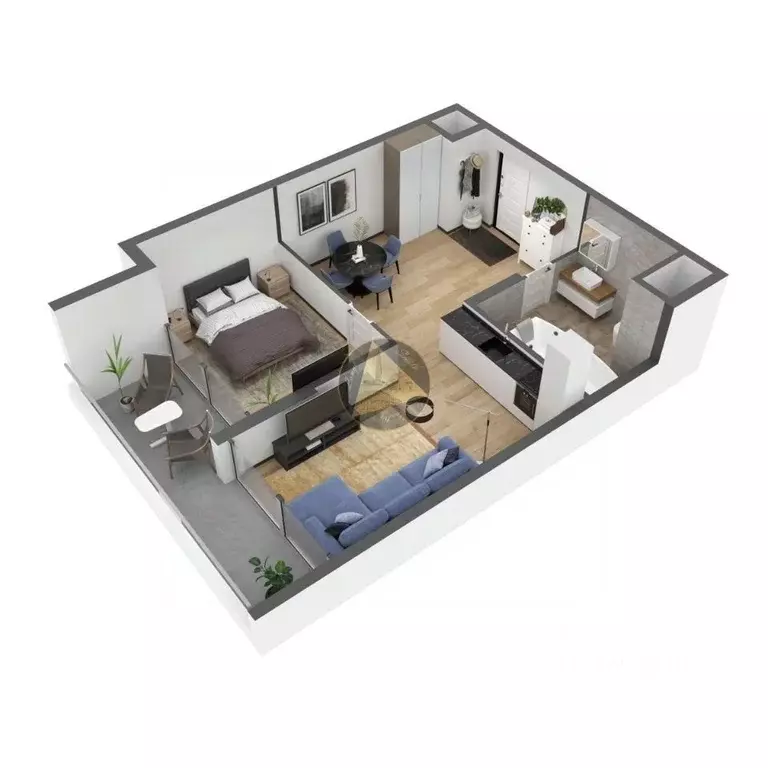 2-к кв. Крым, Ялта ул. Дражинского, 53 (68.0 м) - Фото 2