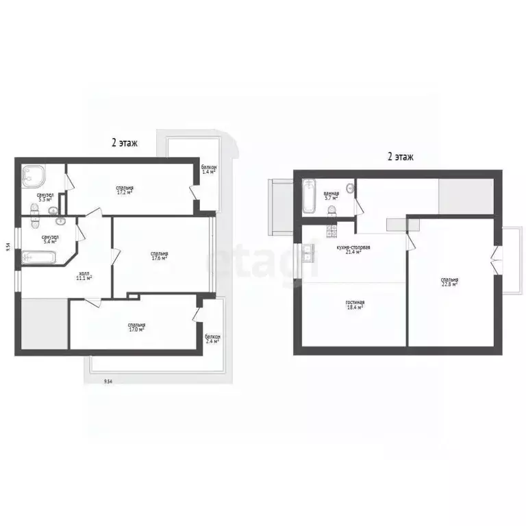 Дом в Калининградская область, Янтарный пгт ул. Озерная, 28 (335 м) - Фото 2