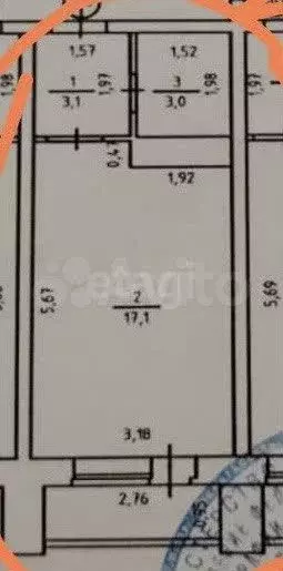 Квартира-студия, 25,9 м, 8/17 эт. - Фото 0