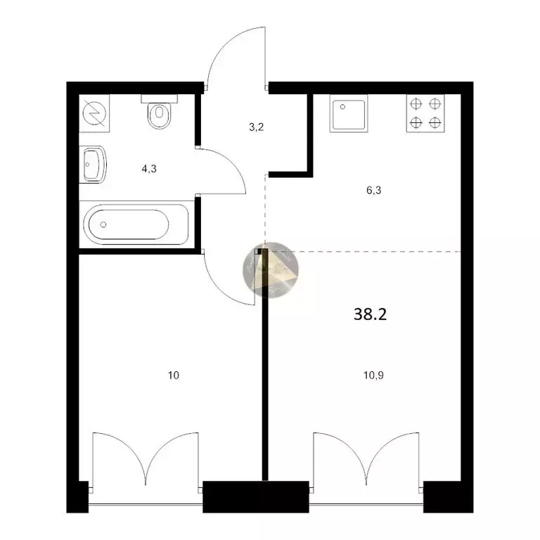 1-комнатная квартира: Санкт-Петербург, набережная Обводного канала, ... - Фото 1