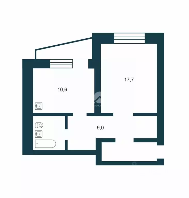 1-к кв. Новосибирская область, Новосибирск Хилокская ул., 3/2 (41.1 м) - Фото 2