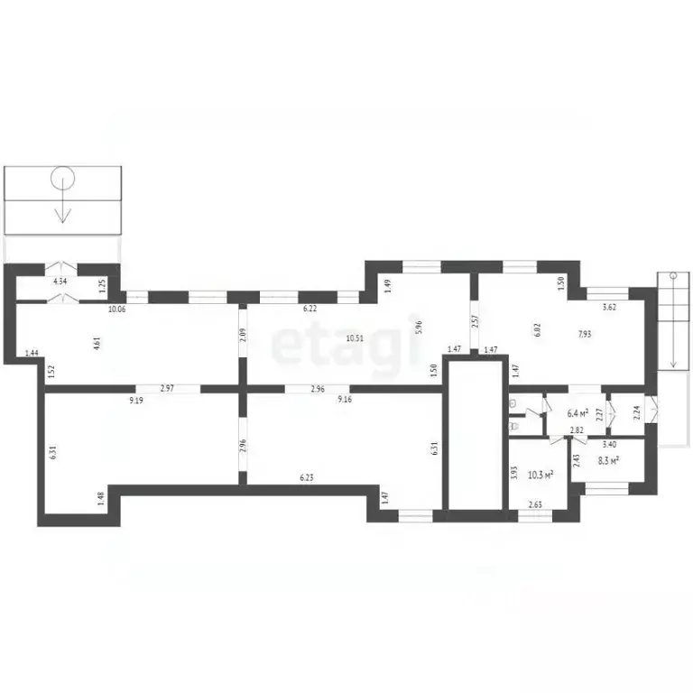 Торговая площадь в Мордовия, с. Лямбирь ул. Ленина, 40А (54 м) - Фото 1