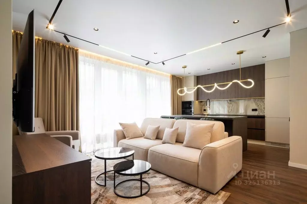 2-к кв. Краснодарский край, Сочи Пластунская ул., 123Ак1 (77.5 м) - Фото 2