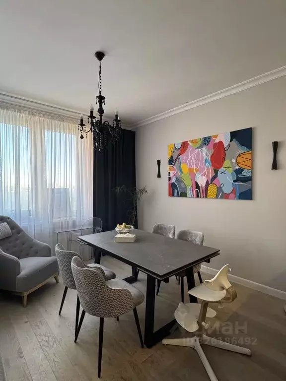 3-к кв. Москва ул. Мичуринский проспект Олимпийская деревня, 1к1 ... - Фото 1