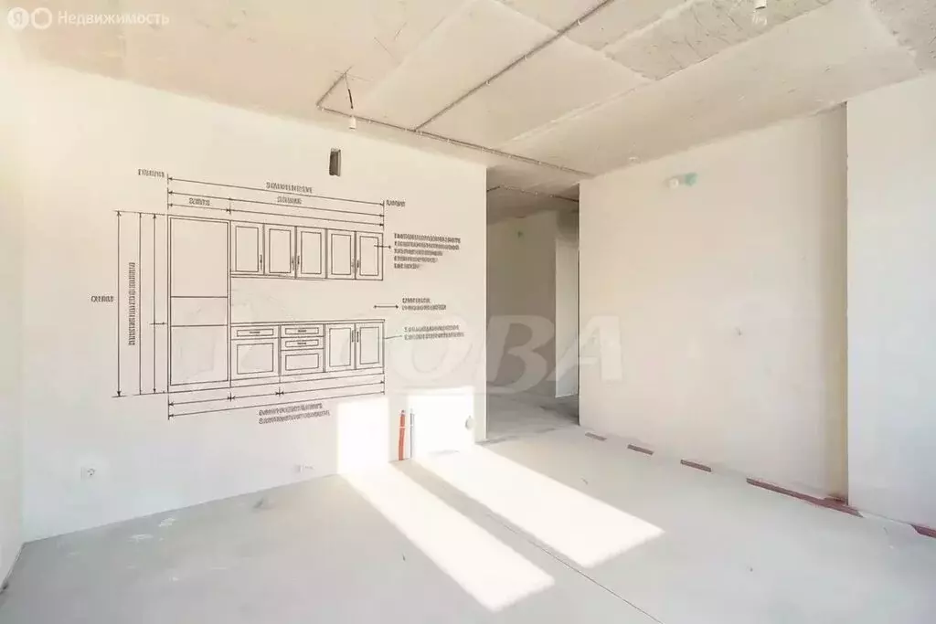 2-комнатная квартира: Тюмень, Интернациональная улица, 199к9 (56.2 м) - Фото 0