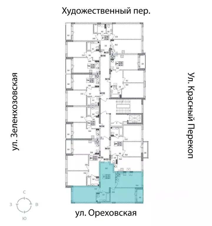 2-к кв. Нижегородская область, Нижний Новгород Смородина жилой ... - Фото 2