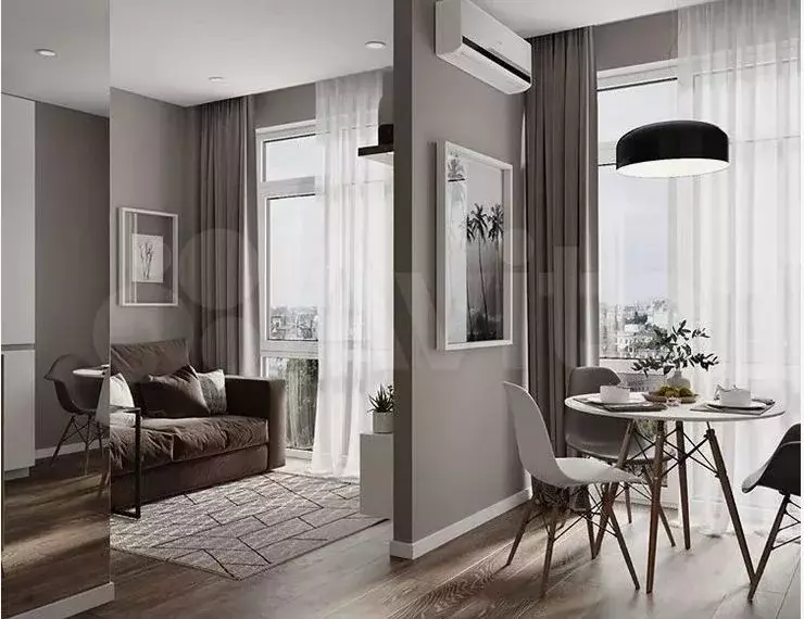 Квартира-студия, 30,8 м, 19/25 эт. - Фото 0