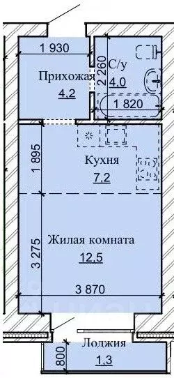 1-к кв. Алтайский край, Барнаул городской округ, Южный рп ул. Герцена, ... - Фото 0