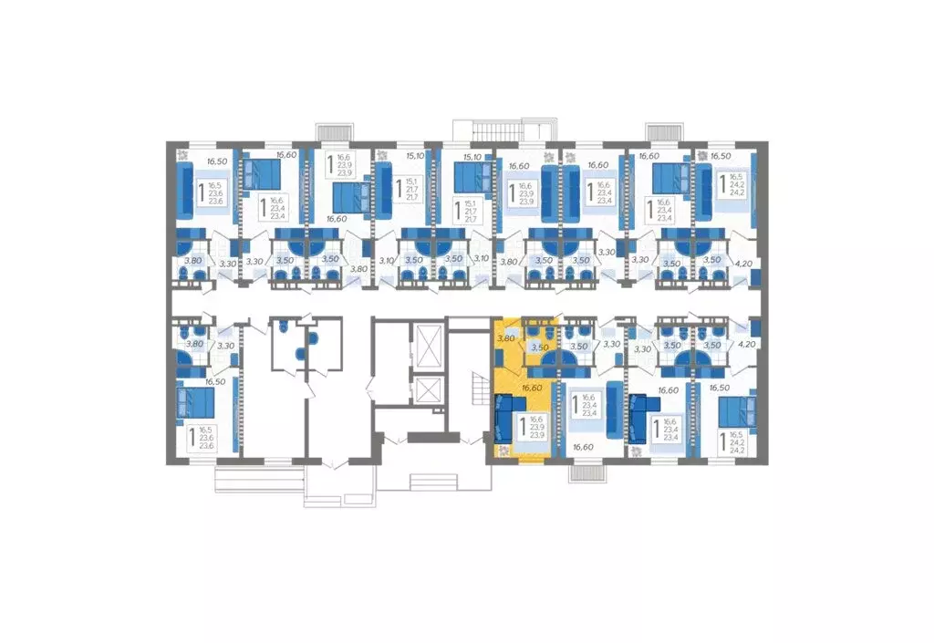 Квартира-студия: Сочи, улица Искры, 88к8 (23.9 м) - Фото 1