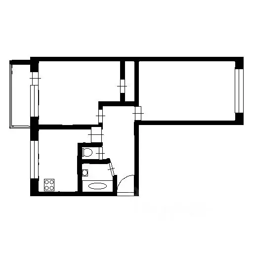 2-к кв. Санкт-Петербург Меншиковский просп., 5К1 (44.4 м) - Фото 2