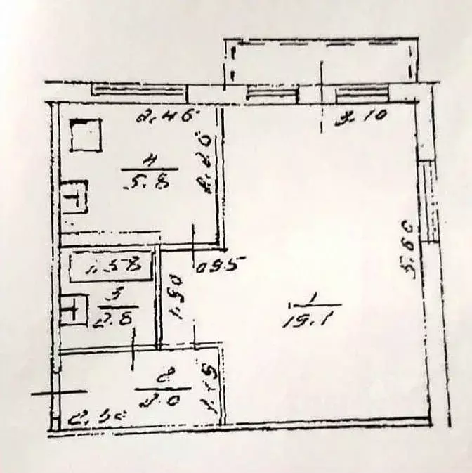 1-к кв. Башкортостан, Уфа Айская ул., 69/1 (30.7 м) - Фото 1