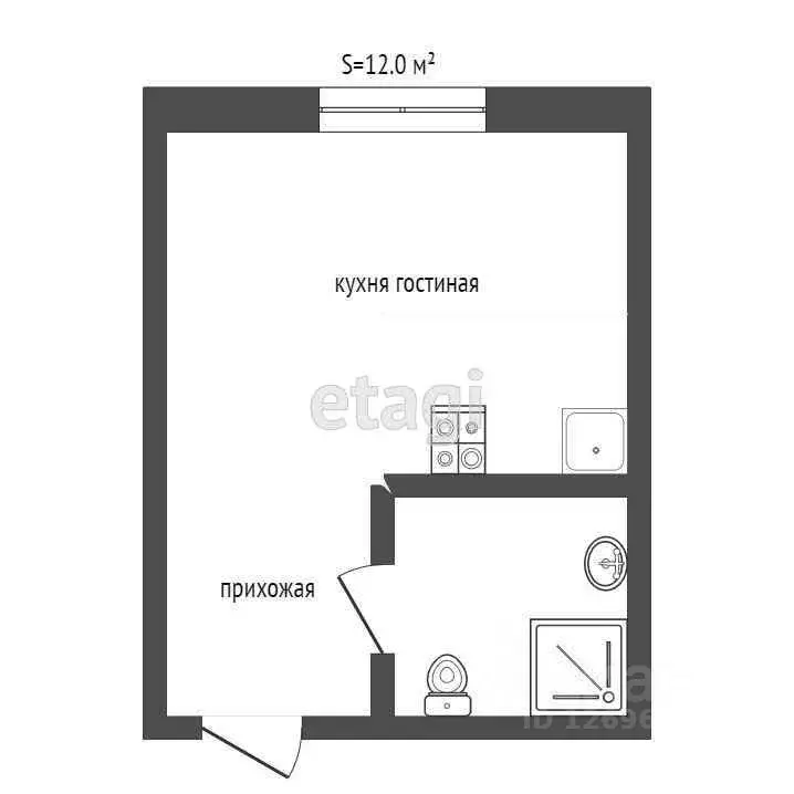 Студия Москва Щелковское ш., 79К1 (32.9 м) - Фото 2
