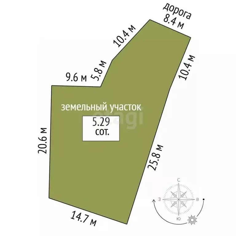 Участок в Крым, Феодосия Ветеран СТ,  (5.29 сот.) - Фото 2