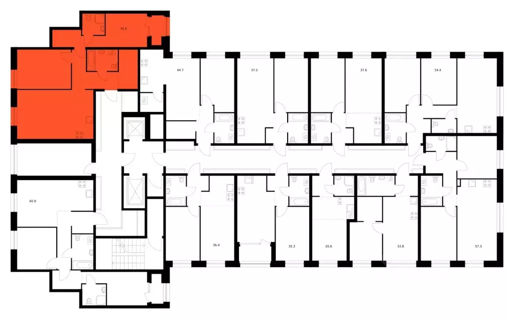 2-к кв. Санкт-Петербург Шкиперский 19 жилой комплекс, к2 (71.5 м) - Фото 2