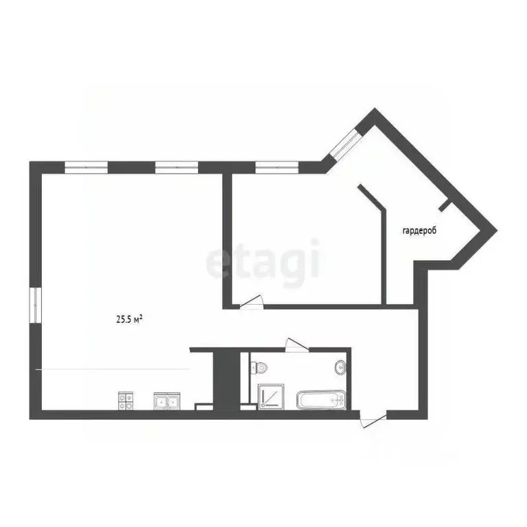 1-к кв. Тюменская область, Тюмень Новгородская ул., 3 (61.9 м) - Фото 2