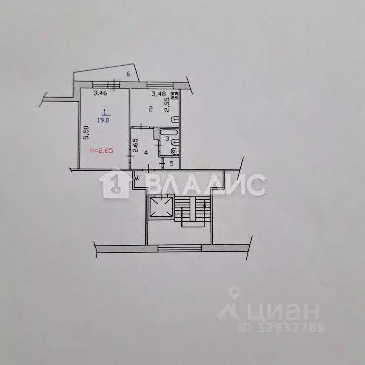 1-к кв. Пензенская область, Пенза просп. Строителей, 152 (37.0 м) - Фото 1