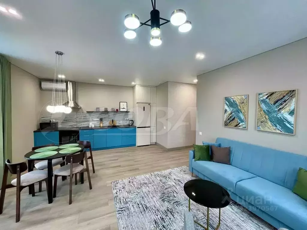 1-к кв. Тюменская область, Тюмень Новгородская ул., 3 (61.0 м) - Фото 1