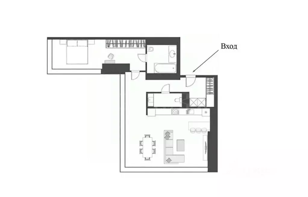 2-к кв. Москва 1-й Красногвардейский проезд, 22с2 (77.3 м) - Фото 2
