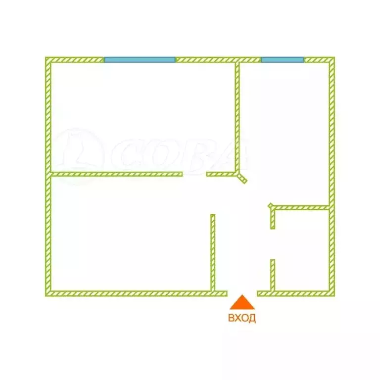 1-комнатная квартира: Махачкала, улица Хизроева, 81к1 (50 м) - Фото 2