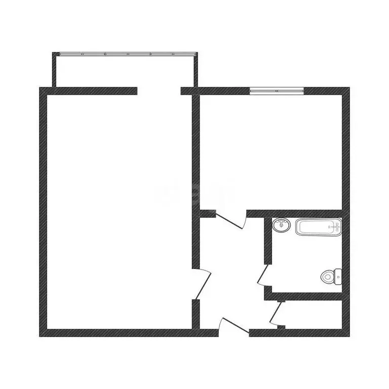 1-комнатная квартира: Бийск, Красноармейская улица, 180 (38.5 м) - Фото 1