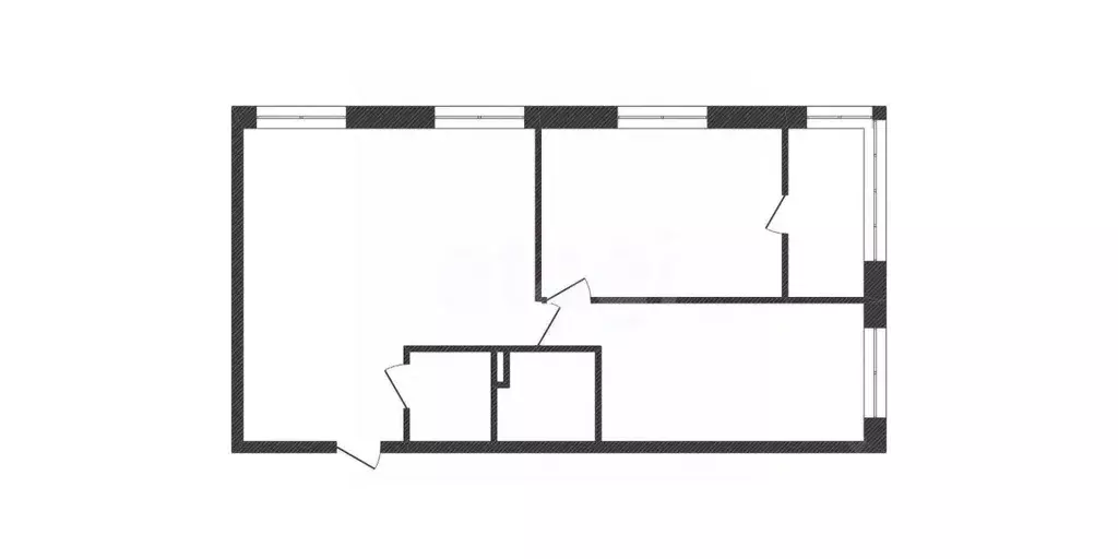 2-к кв. Курганская область, Курган Заозерный жилрайон, 6А мкр, ул. ... - Фото 1