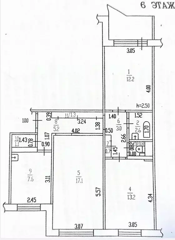 3-к кв. Алтайский край, Барнаул Балтийская ул., 55 (67.0 м) - Фото 1