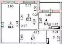 2-комнатная квартира: Липецк, улица С.С. Бехтеева, 9 (52.1 м) - Фото 1