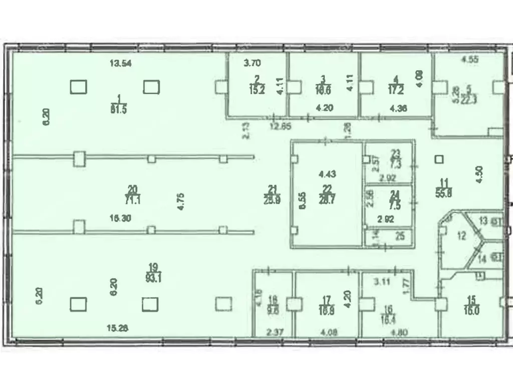 Офис в Москва Бережковская наб., 16А (519 м) - Фото 2