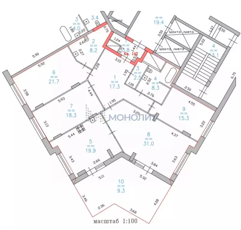 1-к кв. Нижегородская область, Нижний Новгород ул. Владимира ... - Фото 1