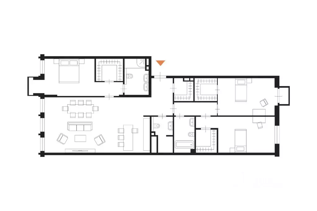 4-к кв. Москва ул. Костикова, 4к1 (163.2 м) - Фото 0