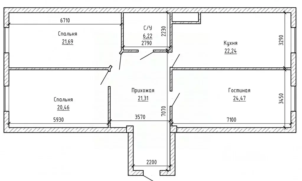 3-к кв. Кабардино-Балкария, Нальчик ул. Героя России Т.М. Тамазова, 5 ... - Фото 2