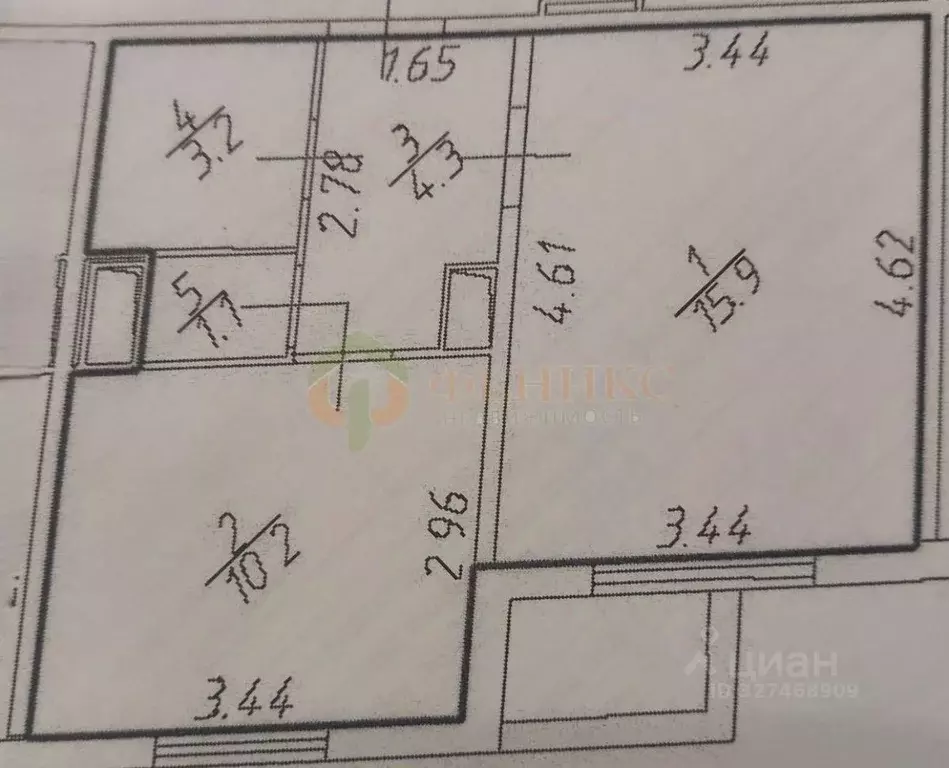 1-к кв. Санкт-Петербург ул. Белышева, 5/6 (34.7 м) - Фото 2