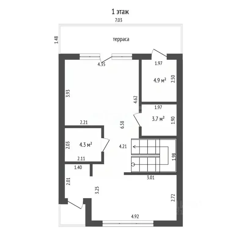 Дом в Калининградская область, Гурьевский муниципальный округ, пос. ... - Фото 2