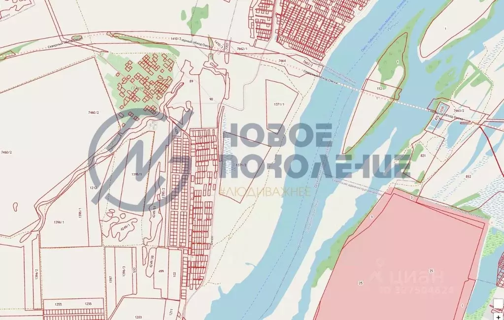 Участок в Омская область, Омский район муниципальный округ, с. Красная ... - Фото 1