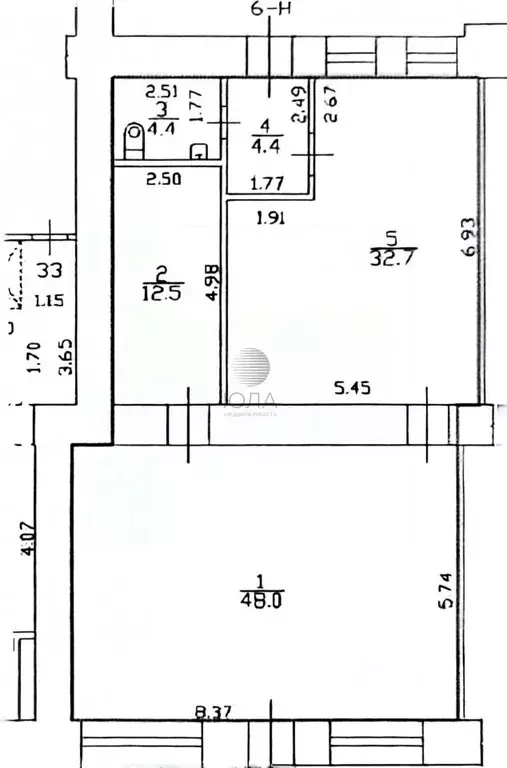 Торговая площадь в Санкт-Петербург Кавалергардская ул., 8 (100 м) - Фото 2